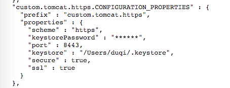 TomcatSslConnector对应的属性值