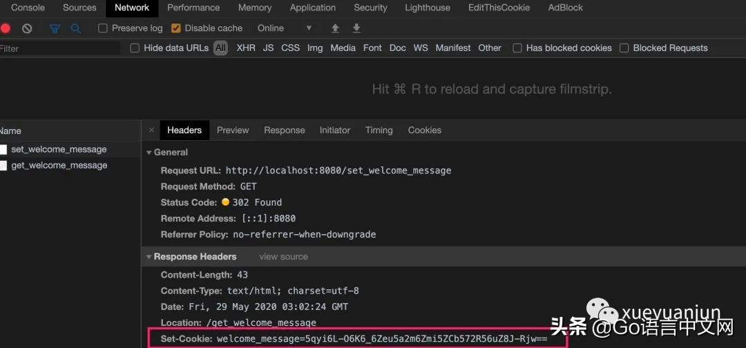 Go 语言 Web 编程系列——设置、读取和删除 Cookie